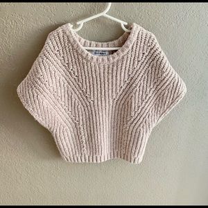 Old Navy sweater/ Janie and Jack Sun hat